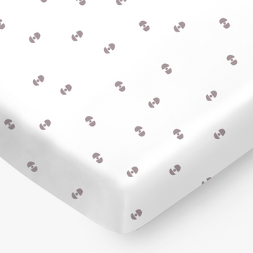 Pickle and Pumpkin Crib Sheets and Pack n Play sheets in Geometric print